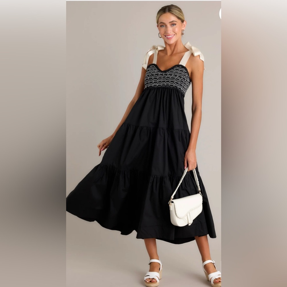 GeeGee x Lovelo Felicity Cotton Midi Dress, Size XL